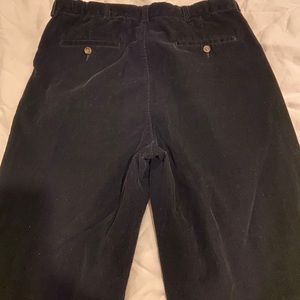 Mens Haggar Cordury Pants 36 X34 Color Black